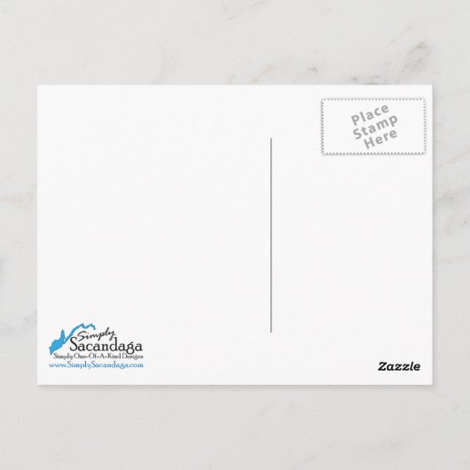 Sacandaga Briefkaart (Achterkant)