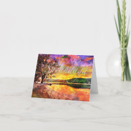 Sacandaga Lake Notecard Bedankkaart