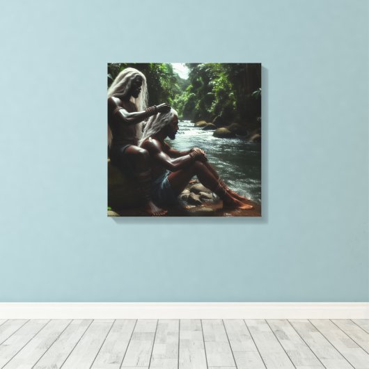 Sacar Los Soles Canvas Afdruk (Insitu (Houten vloer))