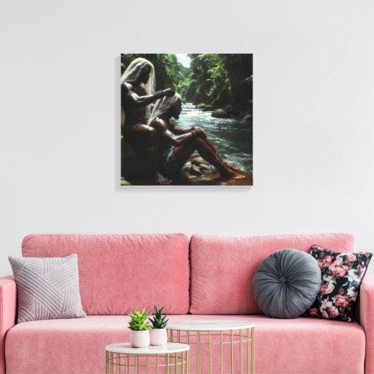 Sacar Los Soles Canvas Afdruk (Insitu (Woonkamer))