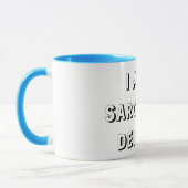 Saccadische grappige mug mok (Links)