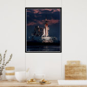 Sace Shuttle 's nachts Poster (Keuken)