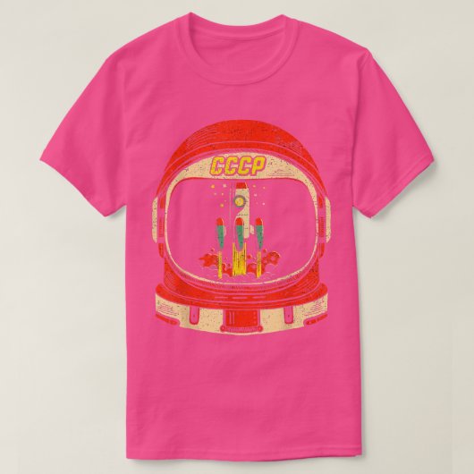 Saceflight CCCP Cosmonaut Astronaut T-shirt (Design voorkant)