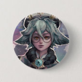 Sacharose knop ronde button 5,7 cm (Voorkant)