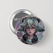 Sacharose knop ronde button 5,7 cm (Voorkant /achterkant)