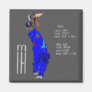 Sachin Tendulkar Koelkast Magnet
