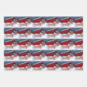 Sachs Bridge/Greyhounds met kerstbeker Inpakpapier Vel (Voorkant 2)