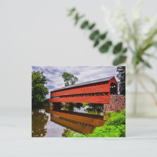 Sachs Covered Bridge Briefkaart (Staand voorkant)