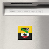 Sachsen-Anhalt Flagge Magneet (Insitu (Vaatwasser))