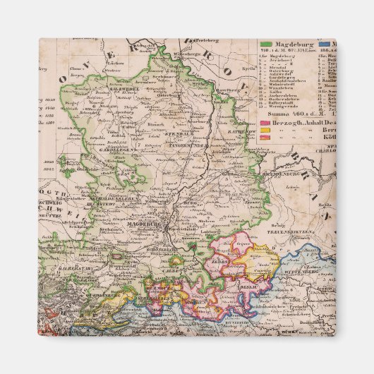 Sachsen, Anhalt Magneet (Voorkant)