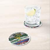 Sachsen Sächsisch Sorbisch Sorben Baum Wurzel Ronde Kartonnen Onderzetter (Insitu)