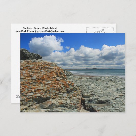 Sachuest Beach Newport Middletown Briefkaart (Voorkant / Achterkant)