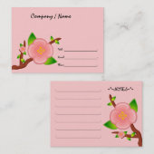 Sachura-boomprofielkaart Visitekaartje (Voorkant / Achterkant)