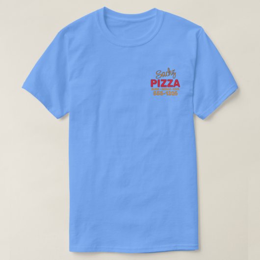 Sachz Pizza Harry Shirt (Design voorkant)