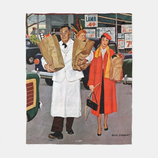 Sack Full of Trouble Fleece Deken (Voorkant)