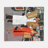 Sack Full of Trouble Fleece Deken (Voorkant (Horizontaal))