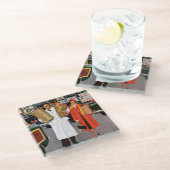 Sack Full of Trouble Glazen Onderzetter (Schuin)