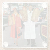 Sack Full of Trouble Glazen Onderzetter (Achterkant)