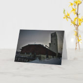 "Sack House" kerstkaart Kaart (Gele Bloem)