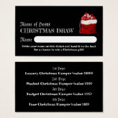 Sack, kerstfeestkaartjes voor kerstfeest visitekaartje (Voorkant /achterkant)