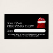 Sack, kerstfeestkaartjes voor kerstfeest visitekaartje (Voorkant)