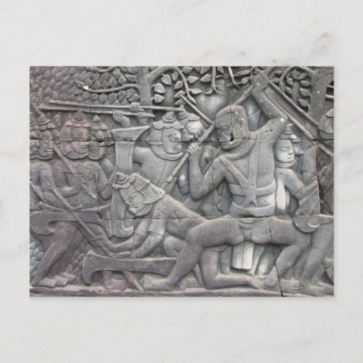 Sack of Angkor Briefkaart (Voorkant)