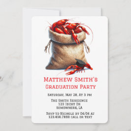 Sack of Crawfish Afstudeerfeest Kaart