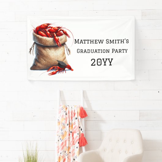 Sack of Crawfish Afstudeerfeest Spandoek (Insitu)