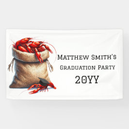 Sack of Crawfish Afstudeerfeest Spandoek