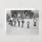 Sack Race, 1940 Briefkaart (Voorkant / Achterkant)