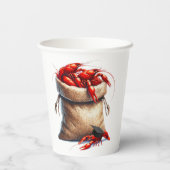 Sack van Crawfish Graduation Party Custom Papieren Bekers (Achterkant)