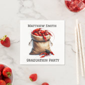 Sack van Crawfish Graduation Party Custom Servet (Insitu)