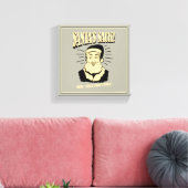 Sack van de kerstman: Ja, maat telt Canvas Afdruk (Insitu (Woonkamer))