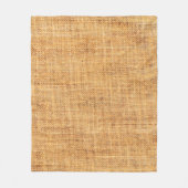 Sackcloth-structuur voor achtergrond fleece deken (Voorkant)