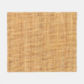 Sackcloth-structuur voor achtergrond fleece deken (Voorkant (Horizontaal))