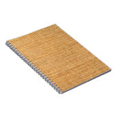 Sackcloth-structuur voor achtergrond notitieboek (Rechterzijde)
