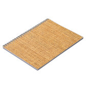 Sackcloth-structuur voor achtergrond notitieboek (Linkerzijde)
