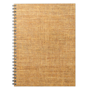 Sackcloth-structuur voor achtergrond notitieboek