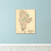 Saco, Biddeford Canvas Afdruk (Insitu (Houten vloer))