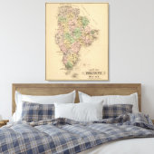 Saco, Biddeford Canvas Afdruk (Insitu (Slaapkamer))