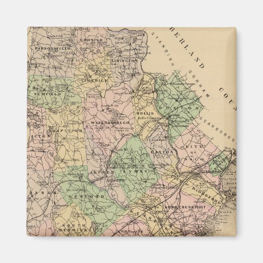 Saco, Biddeford Magneet (Voorkant)