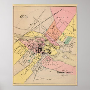Saco, Biddeford Poster