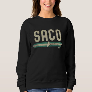 Saco ME Maine Reizen & 80s Stijl Trui