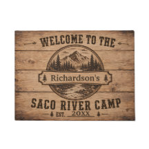 Saco River Camp Persoonlijke Deurmat