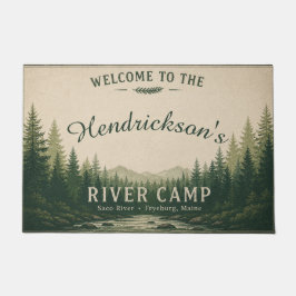Saco River Camp Persoonlijke Deurmat