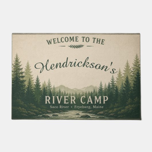Saco River Camp Persoonlijke Deurmat (Voorkant)