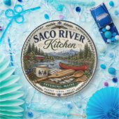 Saco River Fryeburg Maine Keuken Melamine Bord (Feest)