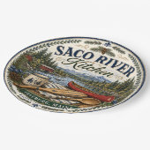 Saco River Fryeburg Maine Keuken Melamine Bord (Gekanteld)