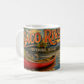Saco River Fryeburg Maine koffiemok (Voorkant links)