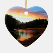 Saco River Heart Ornament (Achterkant)